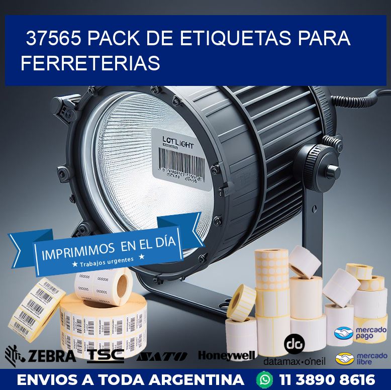 37565 PACK DE ETIQUETAS PARA FERRETERIAS