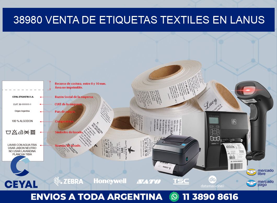 38980 VENTA DE ETIQUETAS TEXTILES EN LANUS