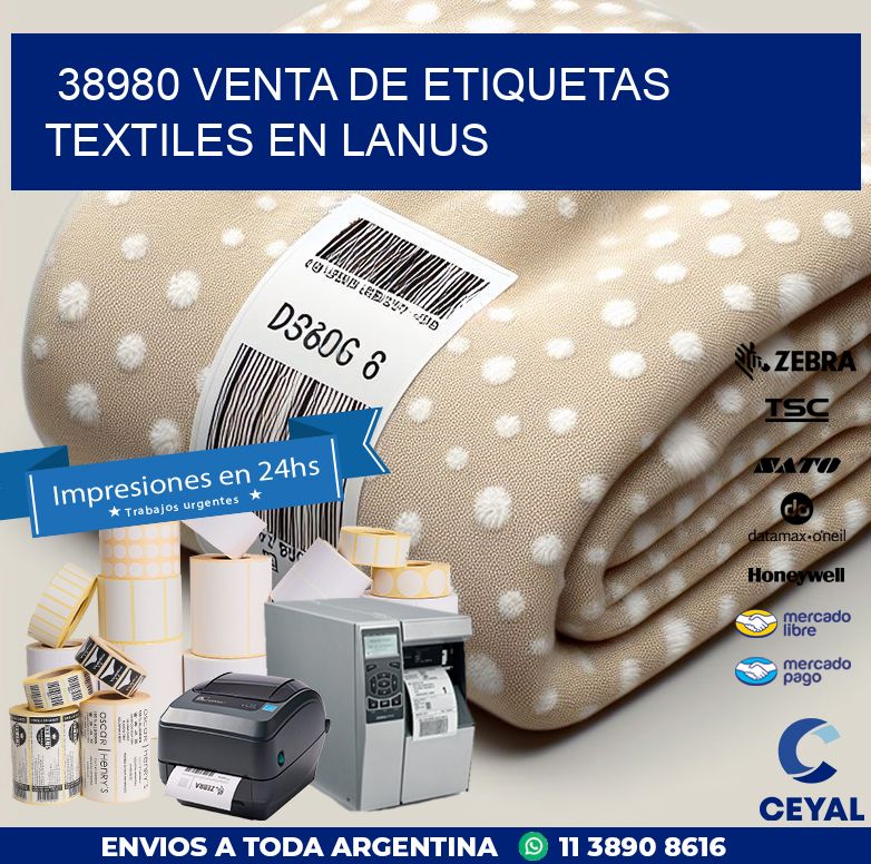 38980 VENTA DE ETIQUETAS TEXTILES EN LANUS