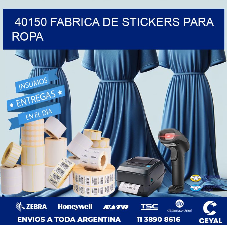 40150 FABRICA DE STICKERS PARA ROPA