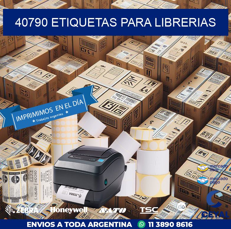 40790 ETIQUETAS PARA LIBRERIAS