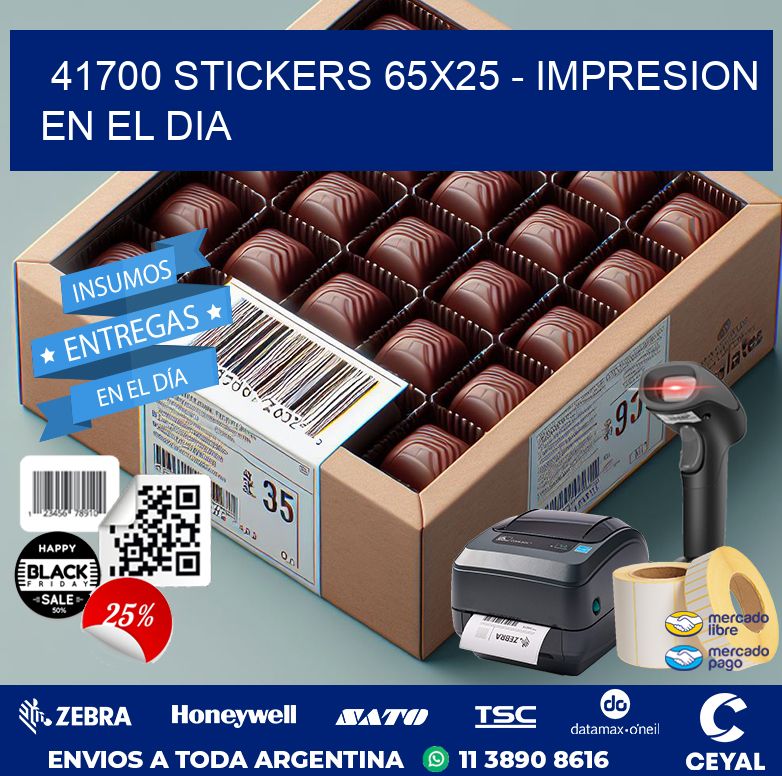 41700 STICKERS 65×25 – IMPRESION EN EL DIA