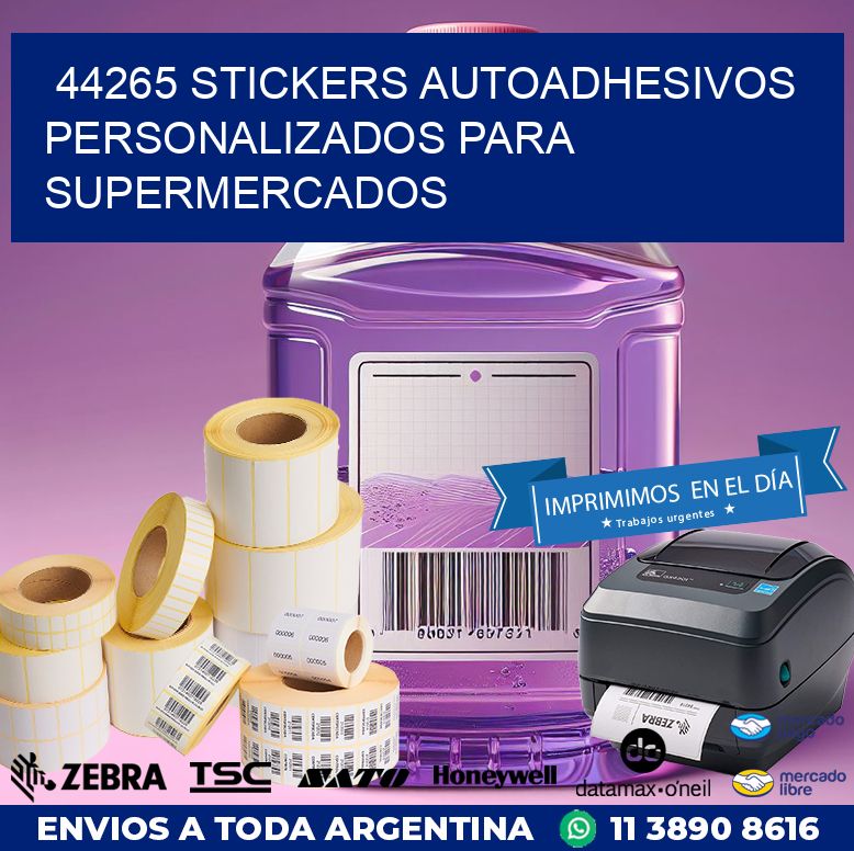 44265 STICKERS AUTOADHESIVOS PERSONALIZADOS PARA SUPERMERCADOS