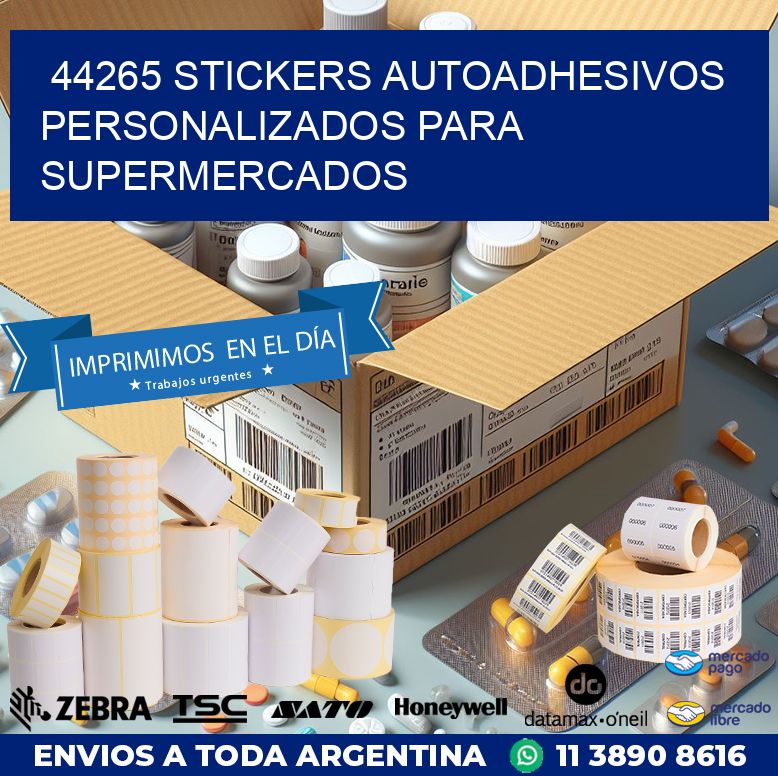 44265 STICKERS AUTOADHESIVOS PERSONALIZADOS PARA SUPERMERCADOS