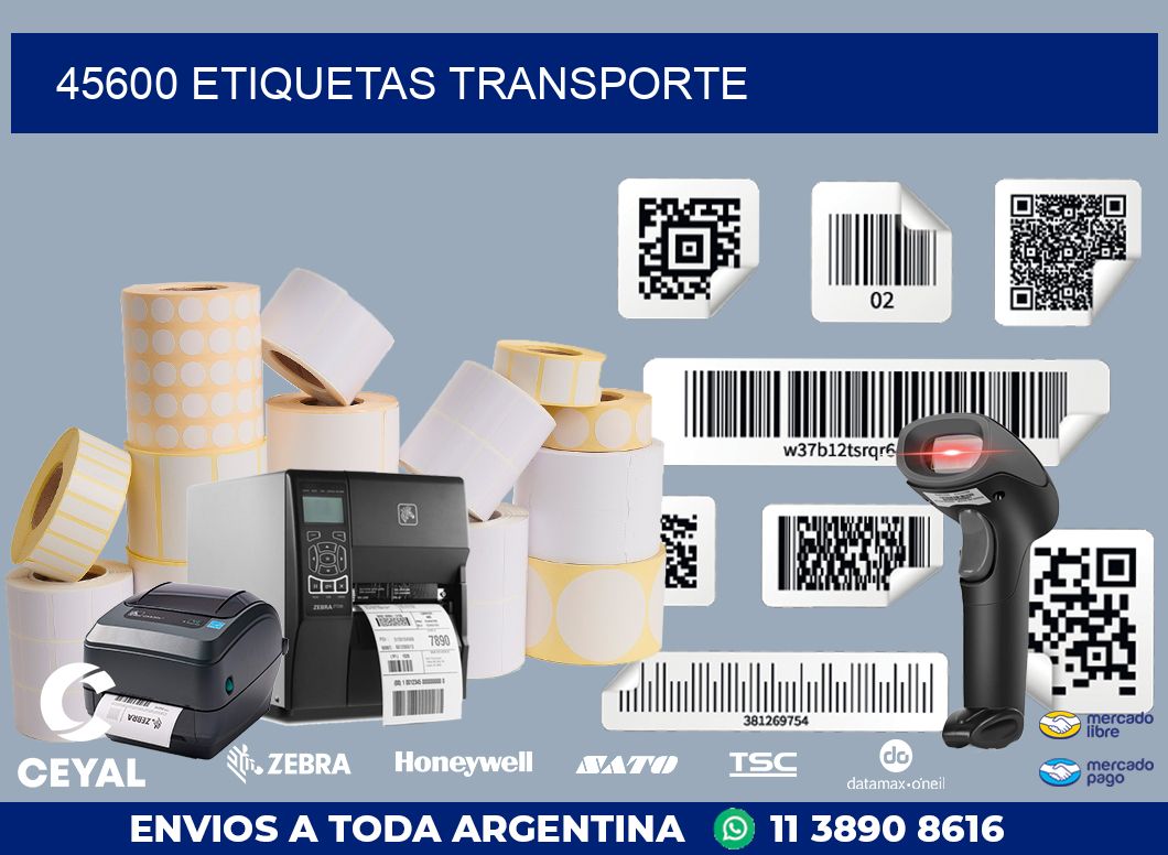 45600 ETIQUETAS TRANSPORTE