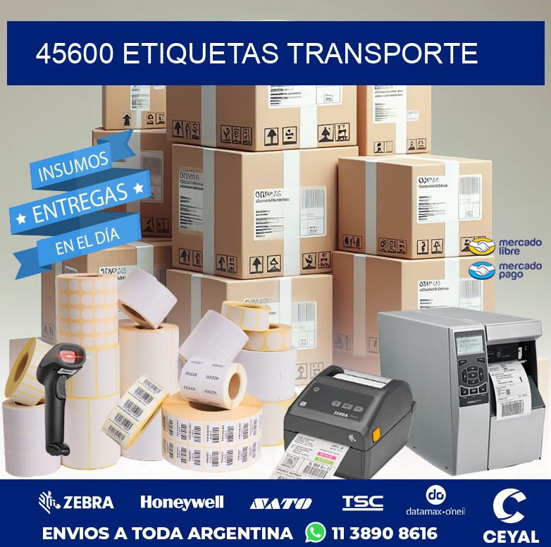 45600 ETIQUETAS TRANSPORTE