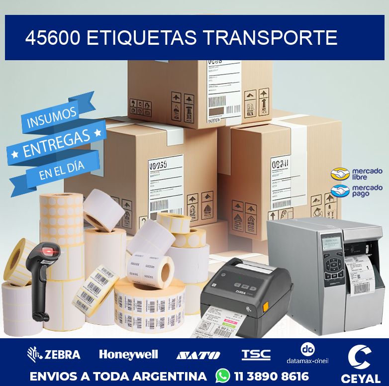 45600 ETIQUETAS TRANSPORTE