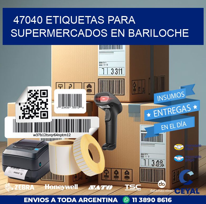 47040 ETIQUETAS PARA SUPERMERCADOS EN BARILOCHE