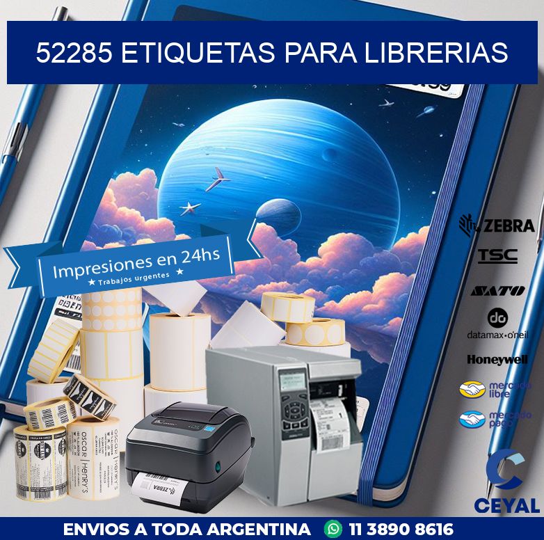 52285 ETIQUETAS PARA LIBRERIAS