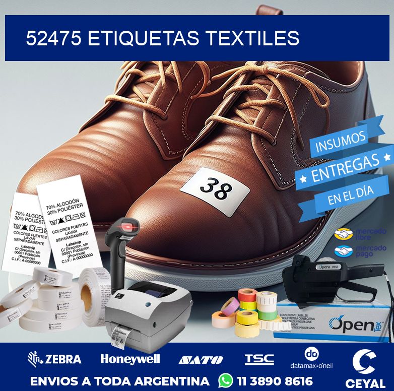 52475 ETIQUETAS TEXTILES