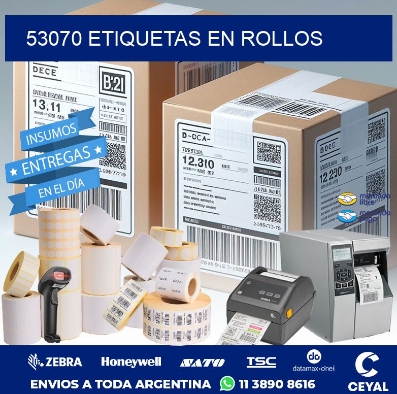 53070 ETIQUETAS EN ROLLOS