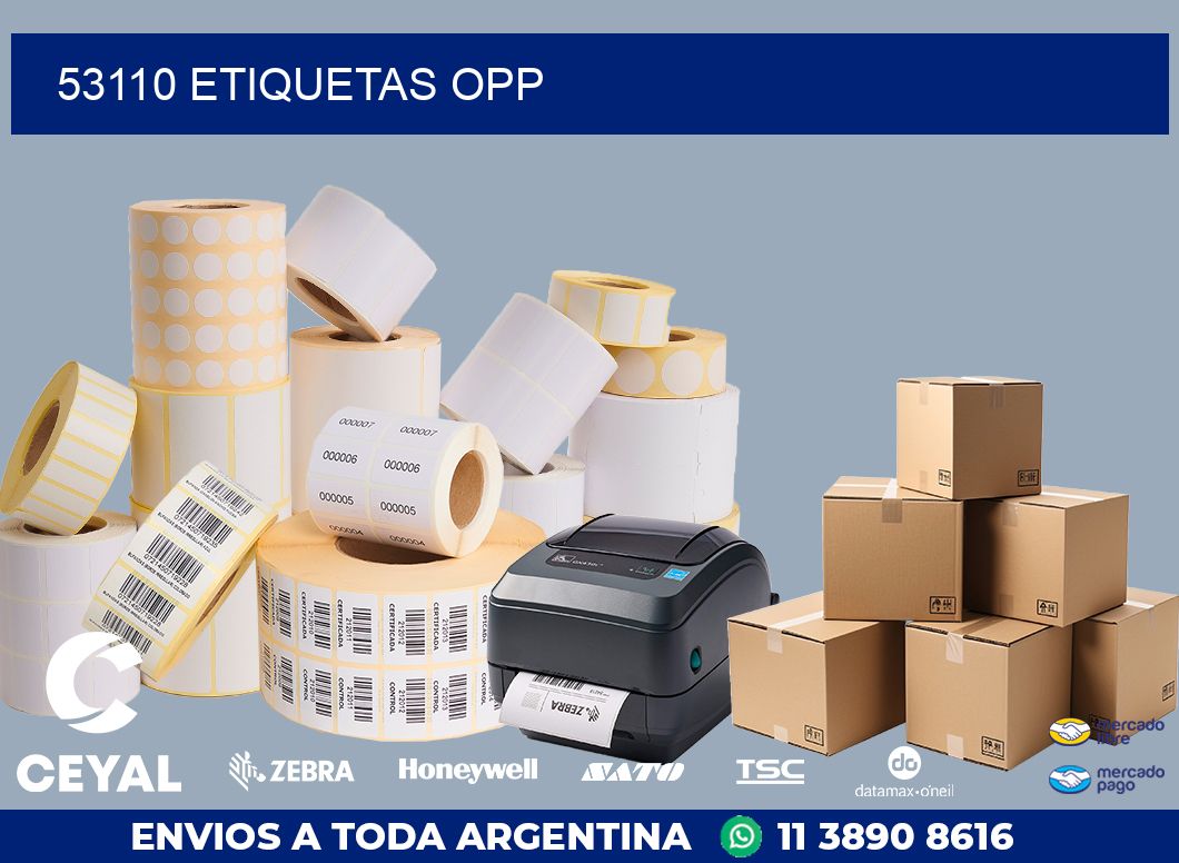 53110 ETIQUETAS OPP