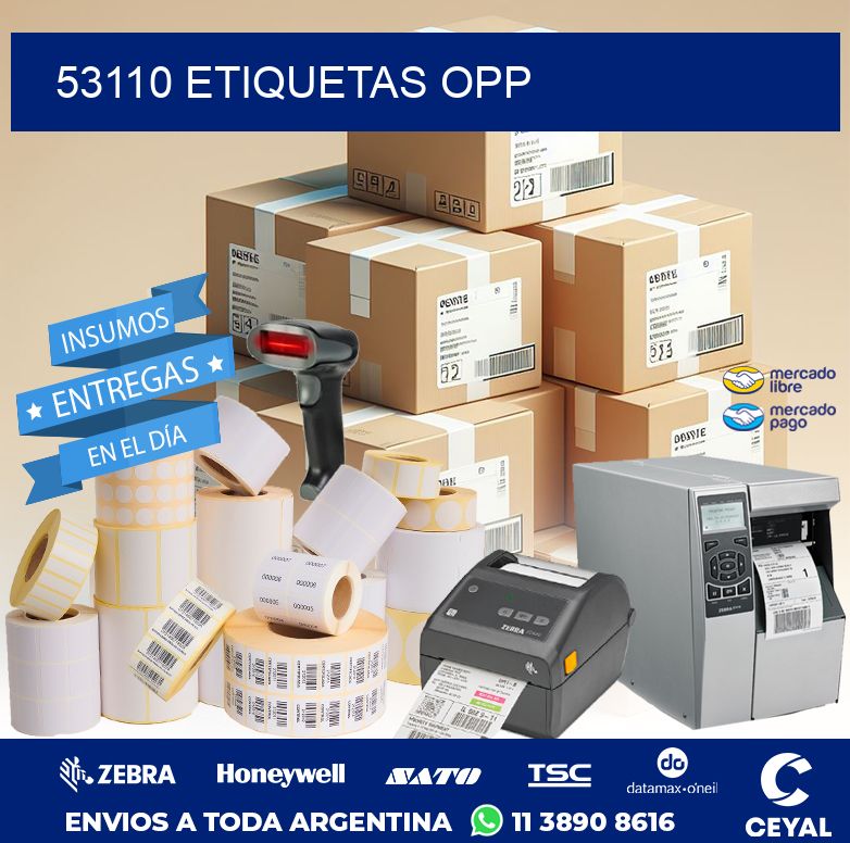 53110 ETIQUETAS OPP