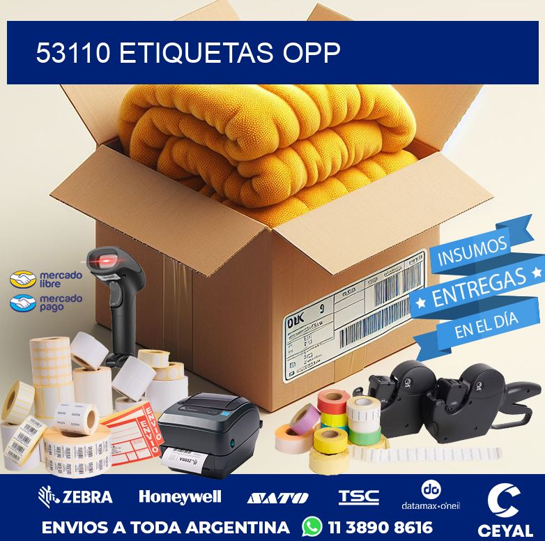 53110 ETIQUETAS OPP