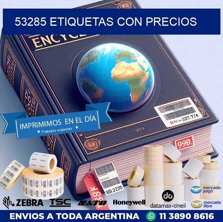53285 ETIQUETAS CON PRECIOS