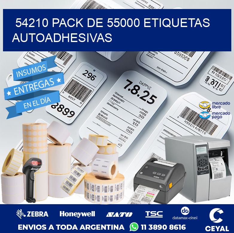 54210 PACK DE 55000 ETIQUETAS AUTOADHESIVAS