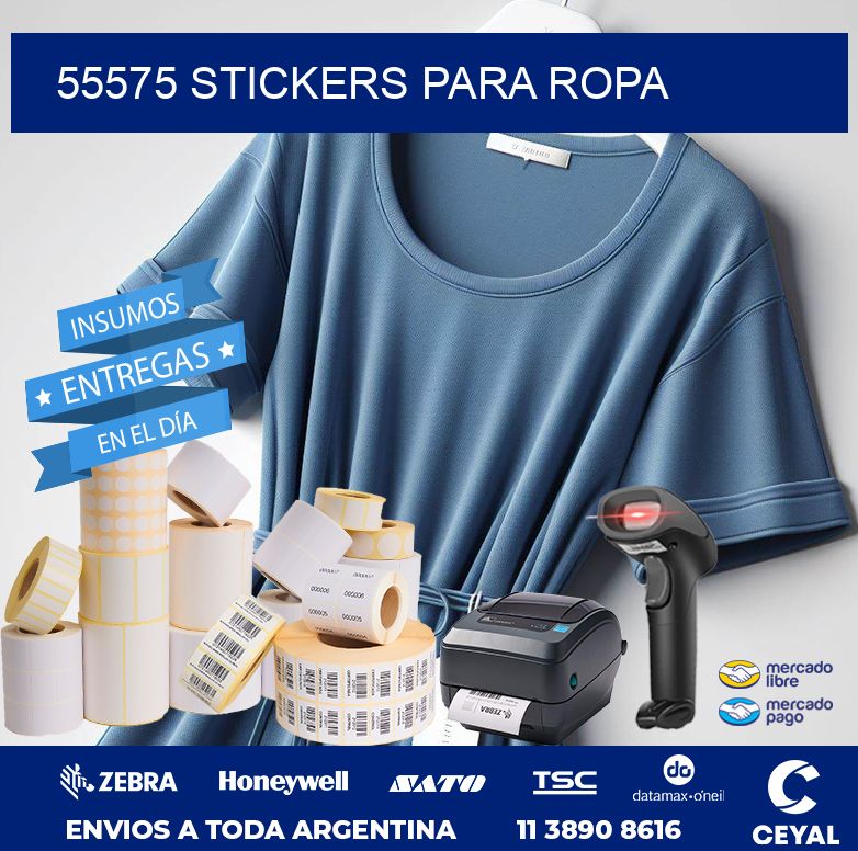 55575 STICKERS PARA ROPA