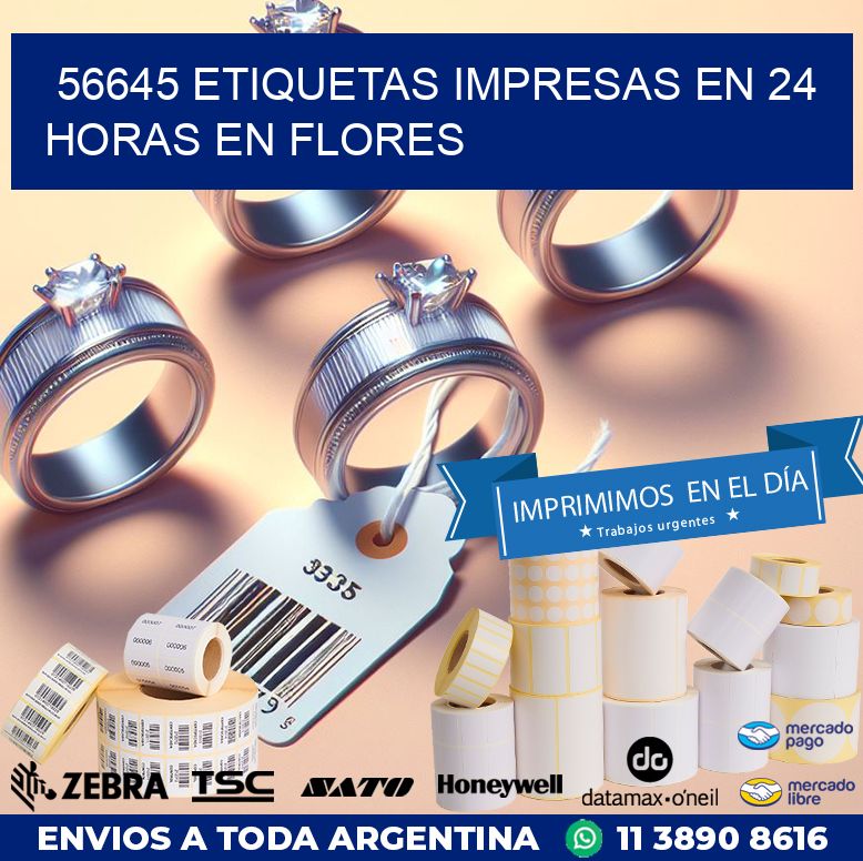 56645 ETIQUETAS IMPRESAS EN 24 HORAS EN FLORES