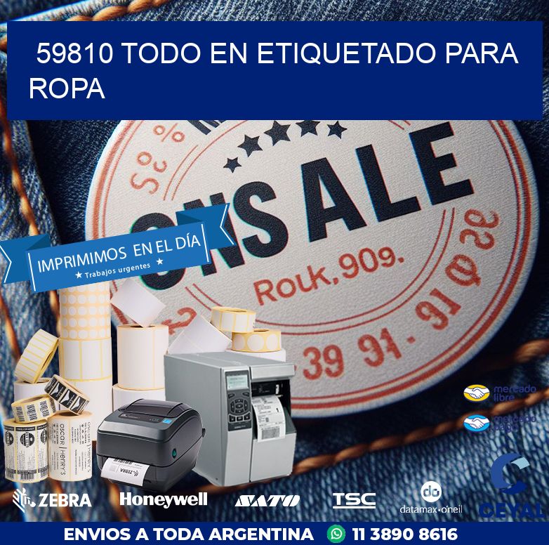 59810 TODO EN ETIQUETADO PARA ROPA