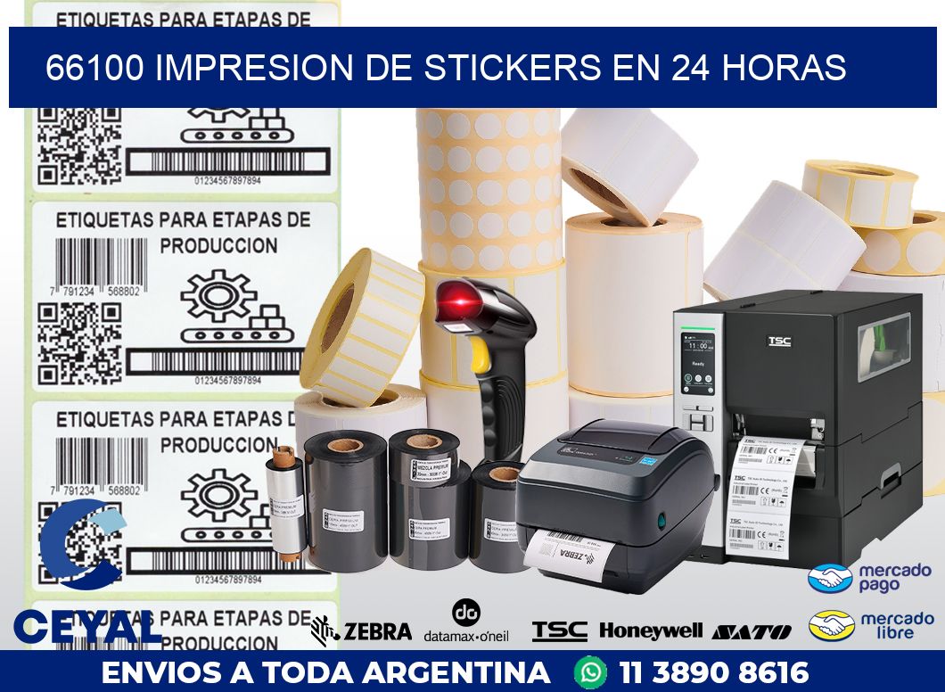 66100 IMPRESION DE STICKERS EN 24 HORAS