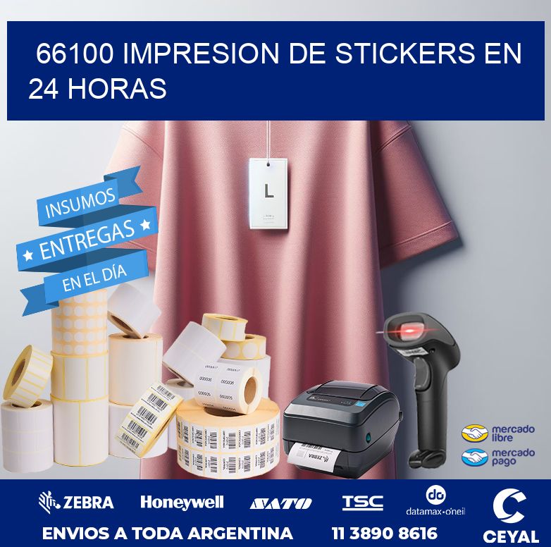 66100 IMPRESION DE STICKERS EN 24 HORAS