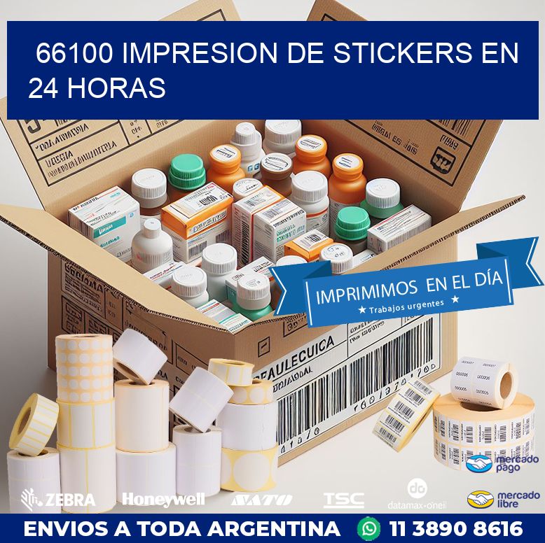 66100 IMPRESION DE STICKERS EN 24 HORAS