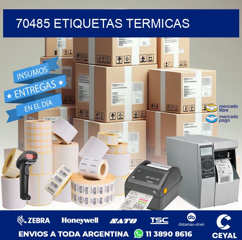 70485 ETIQUETAS TERMICAS