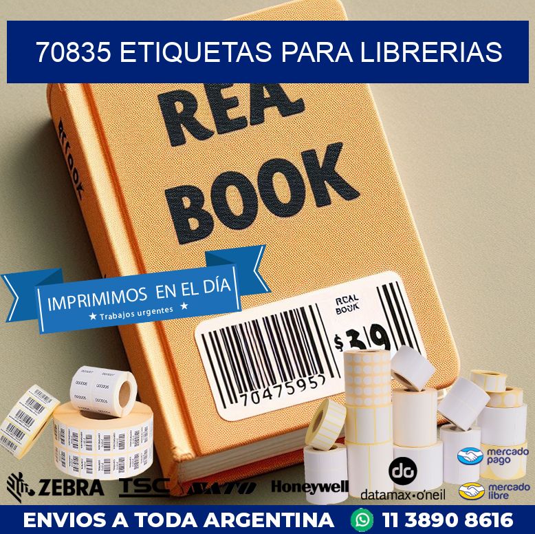 70835 ETIQUETAS PARA LIBRERIAS
