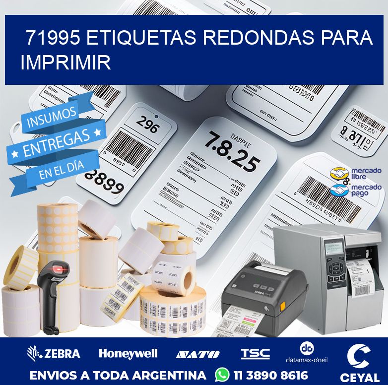 71995 ETIQUETAS REDONDAS PARA IMPRIMIR