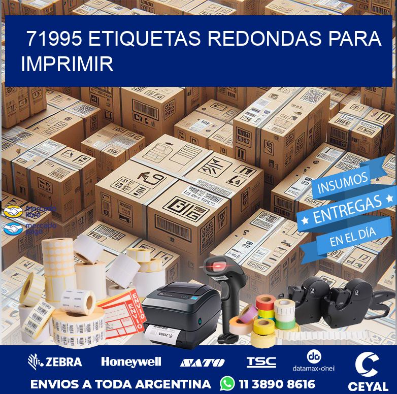71995 ETIQUETAS REDONDAS PARA IMPRIMIR