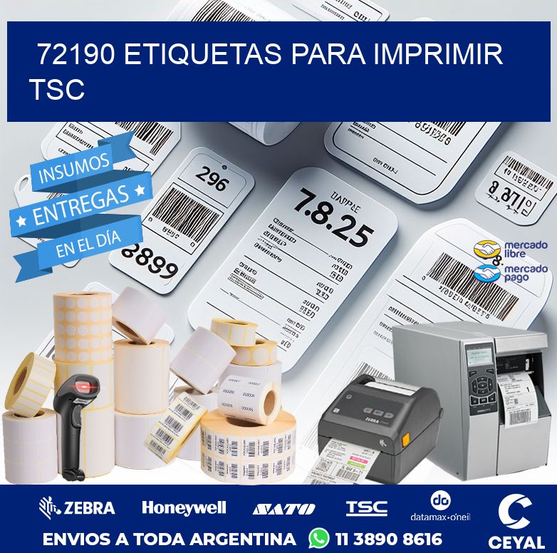 72190 ETIQUETAS PARA IMPRIMIR TSC