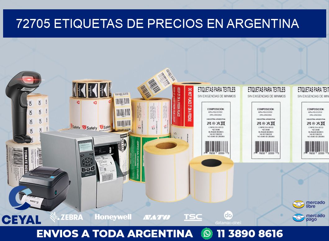 72705 ETIQUETAS DE PRECIOS EN ARGENTINA