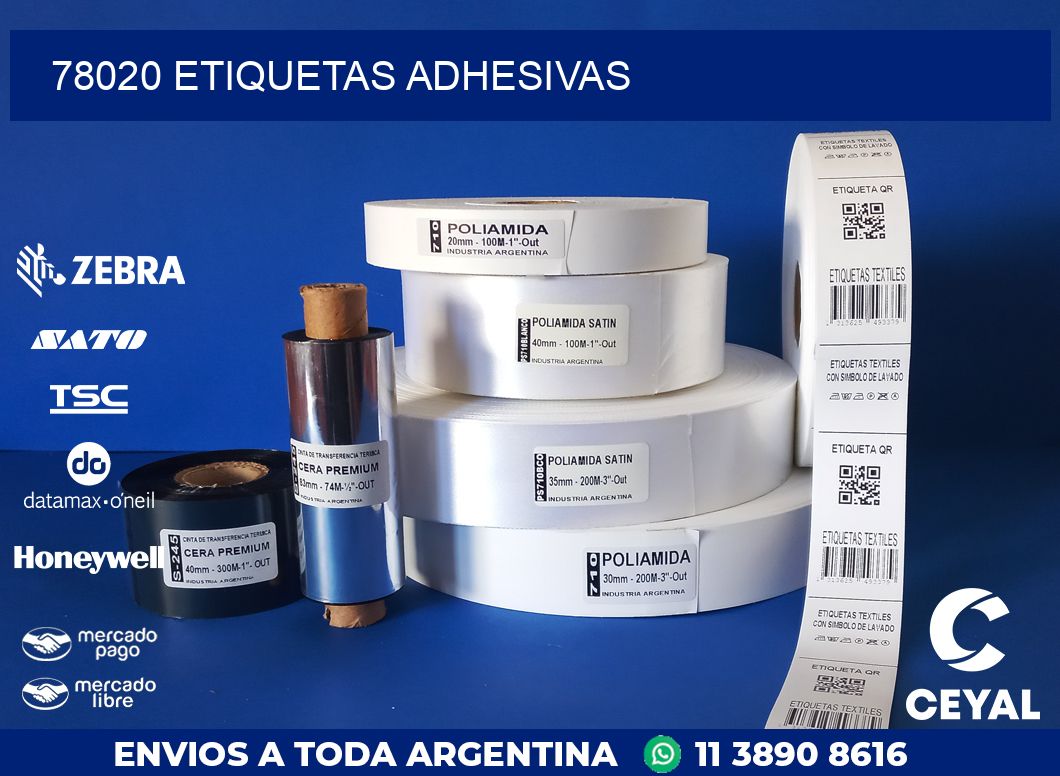 78020 ETIQUETAS ADHESIVAS