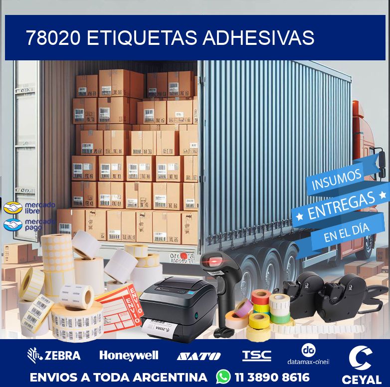 78020 ETIQUETAS ADHESIVAS