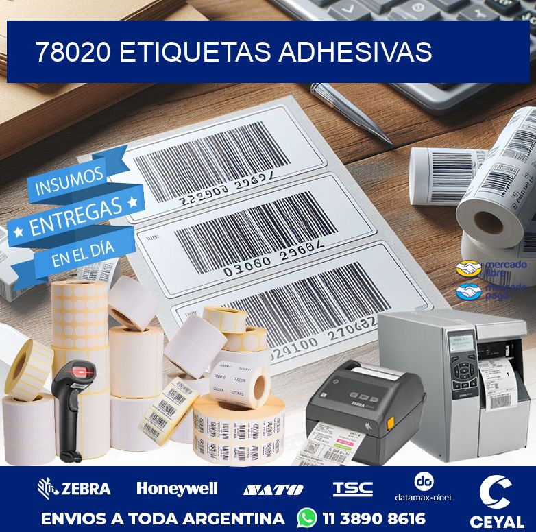 78020 ETIQUETAS ADHESIVAS