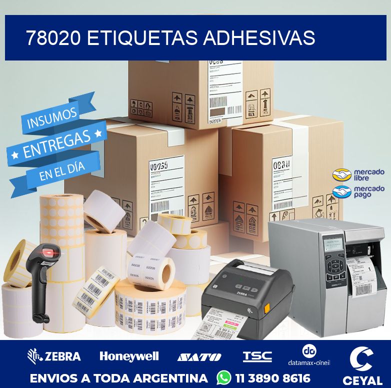 78020 ETIQUETAS ADHESIVAS