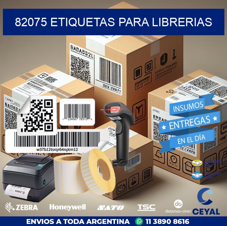 82075 ETIQUETAS PARA LIBRERIAS