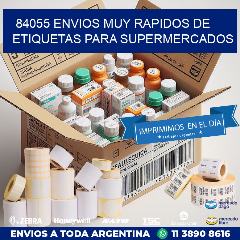 84055 ENVIOS MUY RAPIDOS DE ETIQUETAS PARA SUPERMERCADOS