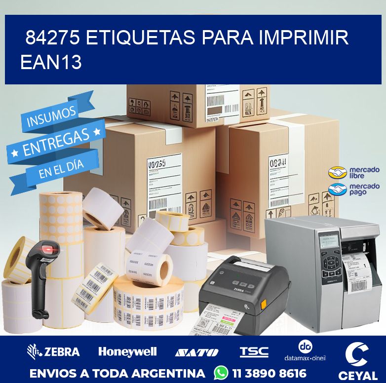 84275 ETIQUETAS PARA IMPRIMIR EAN13