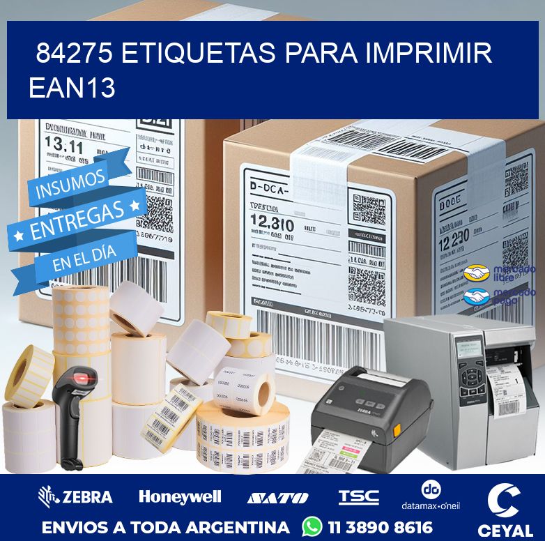 84275 ETIQUETAS PARA IMPRIMIR EAN13