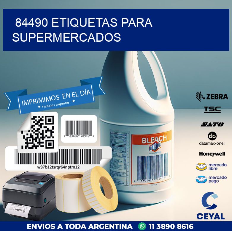 84490 ETIQUETAS PARA SUPERMERCADOS