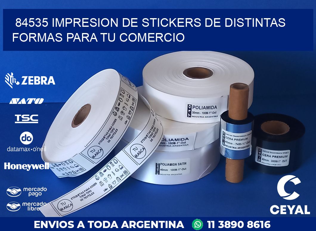 84535 IMPRESION DE STICKERS DE DISTINTAS FORMAS PARA TU COMERCIO