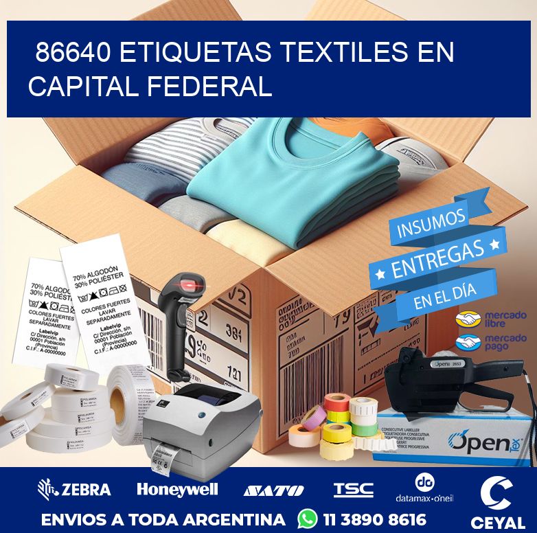 86640 ETIQUETAS TEXTILES EN CAPITAL FEDERAL
