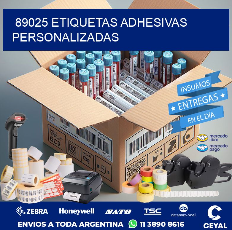 89025 ETIQUETAS ADHESIVAS PERSONALIZADAS