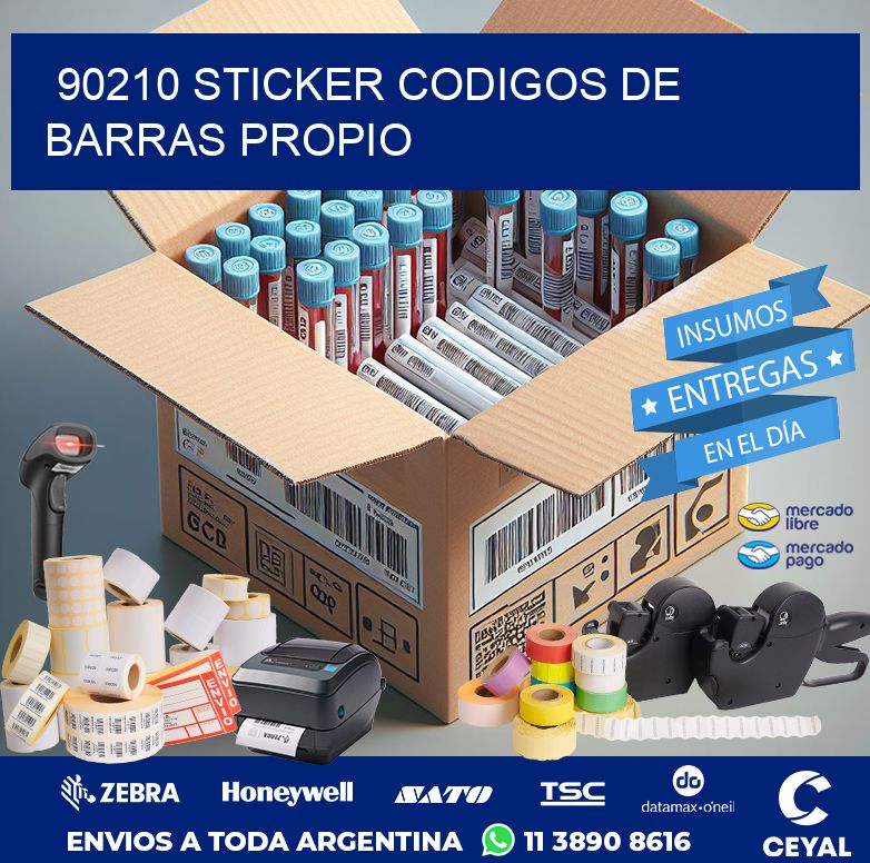 90210 STICKER CODIGOS DE BARRAS PROPIO