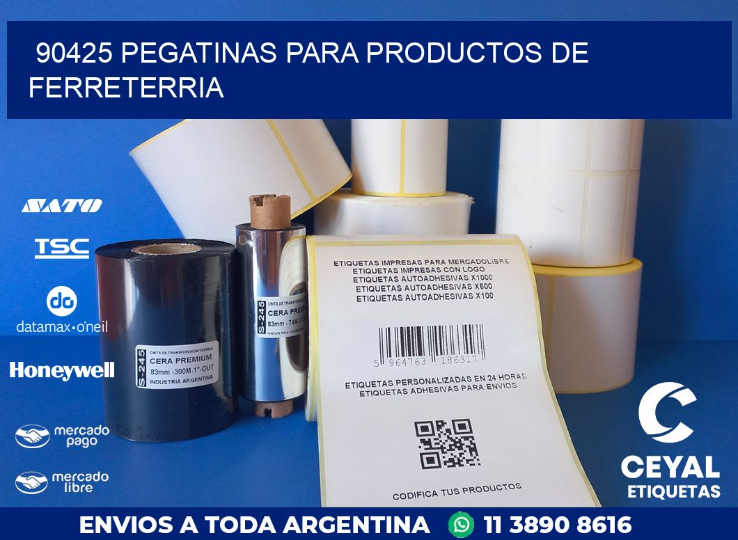 90425 PEGATINAS PARA PRODUCTOS DE FERRETERRIA