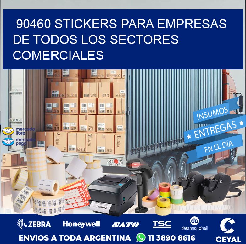 90460 STICKERS PARA EMPRESAS DE TODOS LOS SECTORES COMERCIALES