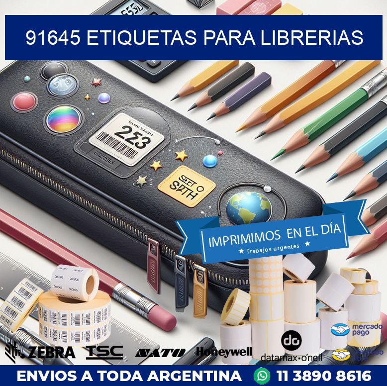 91645 ETIQUETAS PARA LIBRERIAS