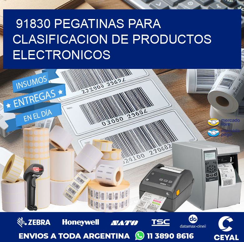 91830 PEGATINAS PARA CLASIFICACION DE PRODUCTOS ELECTRONICOS