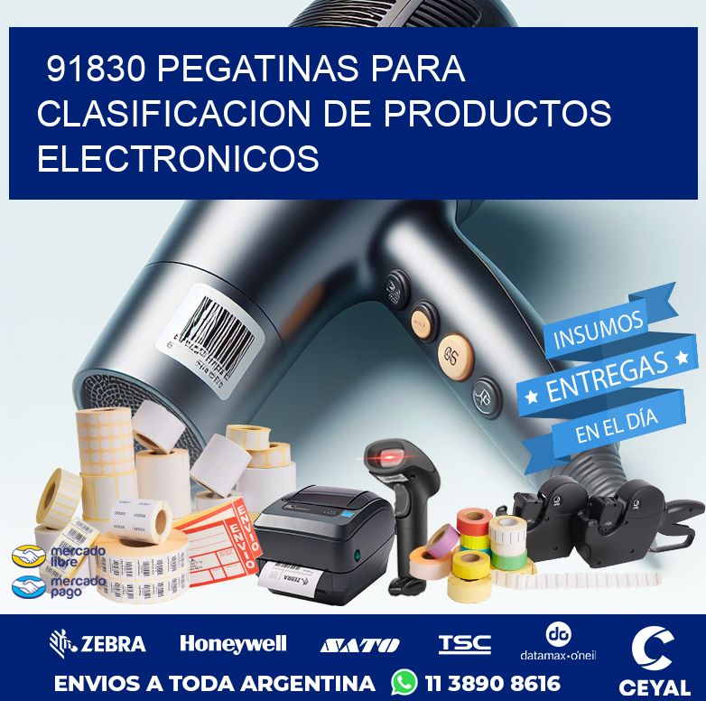 91830 PEGATINAS PARA CLASIFICACION DE PRODUCTOS ELECTRONICOS